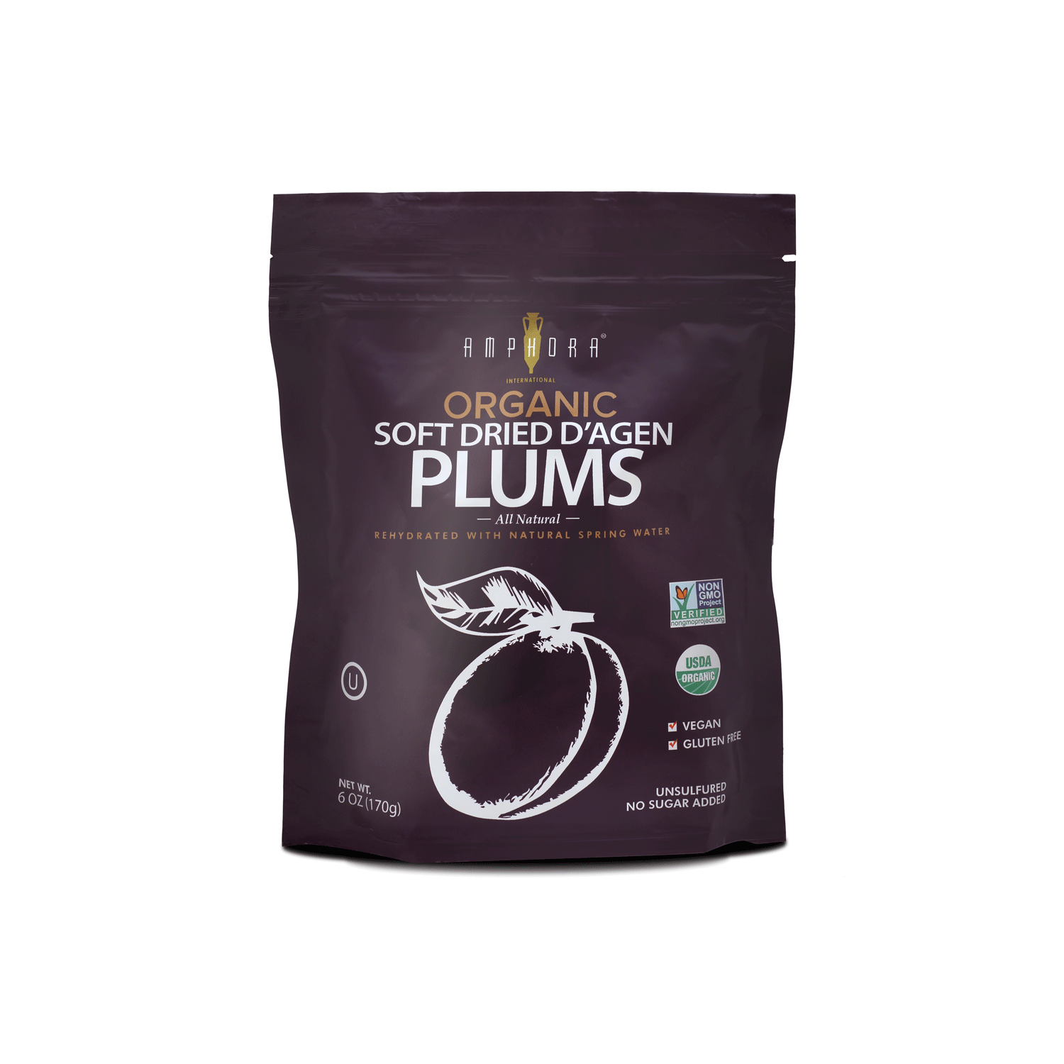 Amphora International, Inc. Organic Soft Dried Plums